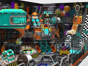 Parque deportivo cubierto instalado en la ciudad de Ezhou