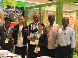 Exposición Dubai 2015 sobre un cliente indio