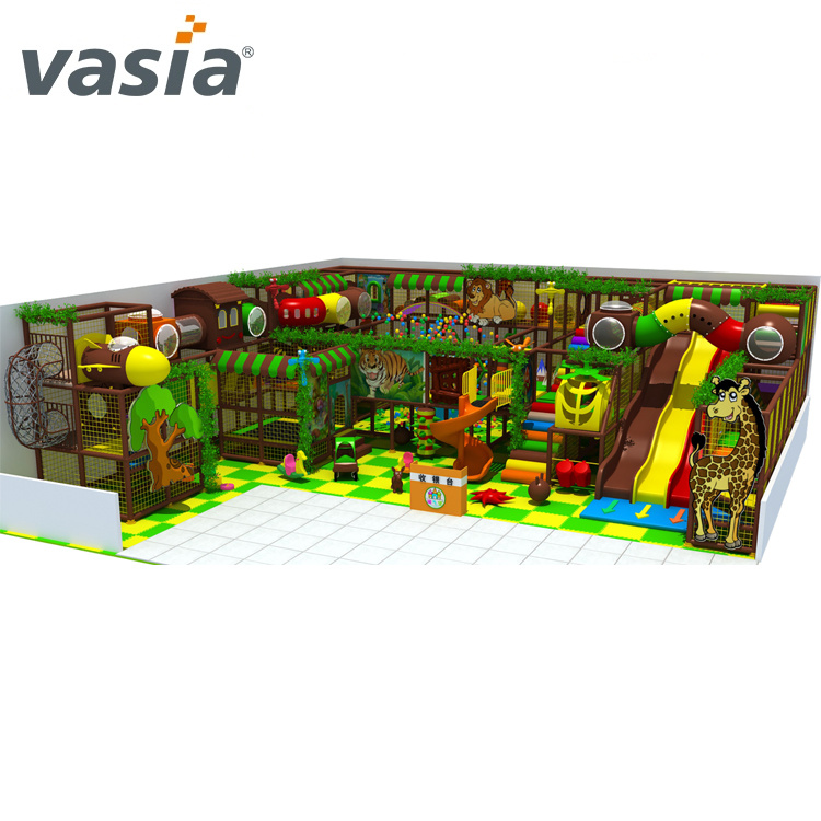 Parque infantil comercial en la jungla para interiores -vasia