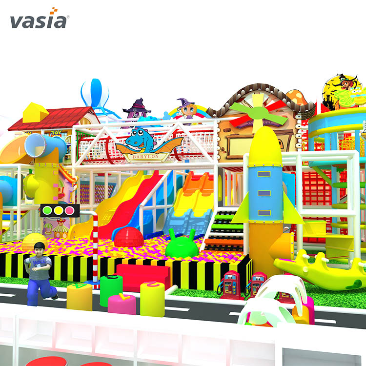 Equipo de juegos infantiles para interiores Sweet Home con temática de dulces - Vasia