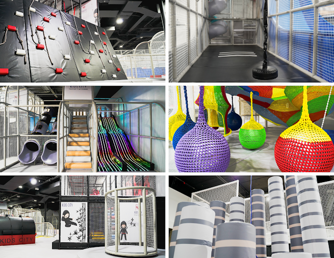 Un impresionante parque infantil interior de 890² en los Estados Unidos