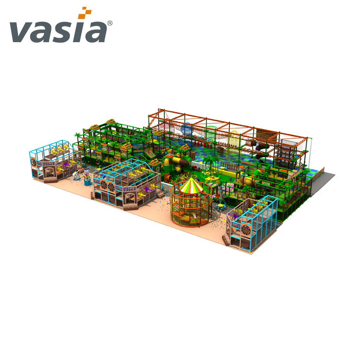 Parque infantil comercial en la jungla para interiores -vasia