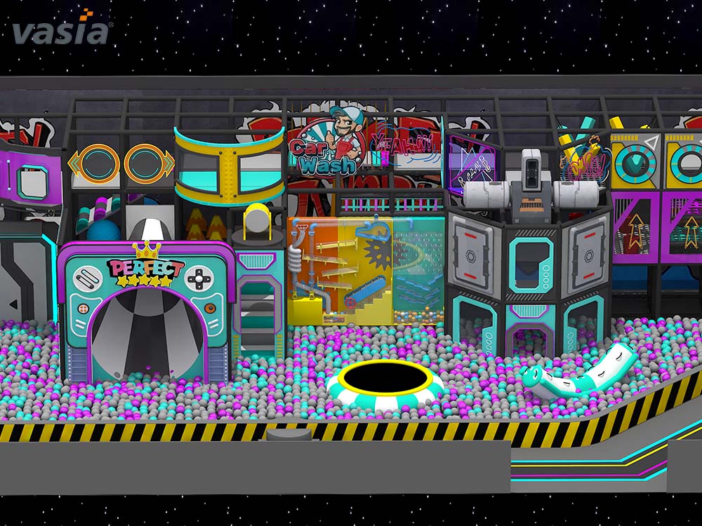 Parque de atracciones cubierto s011