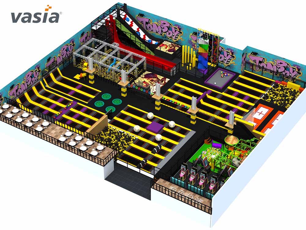 Cómo diseñar su primer parque de trampolines