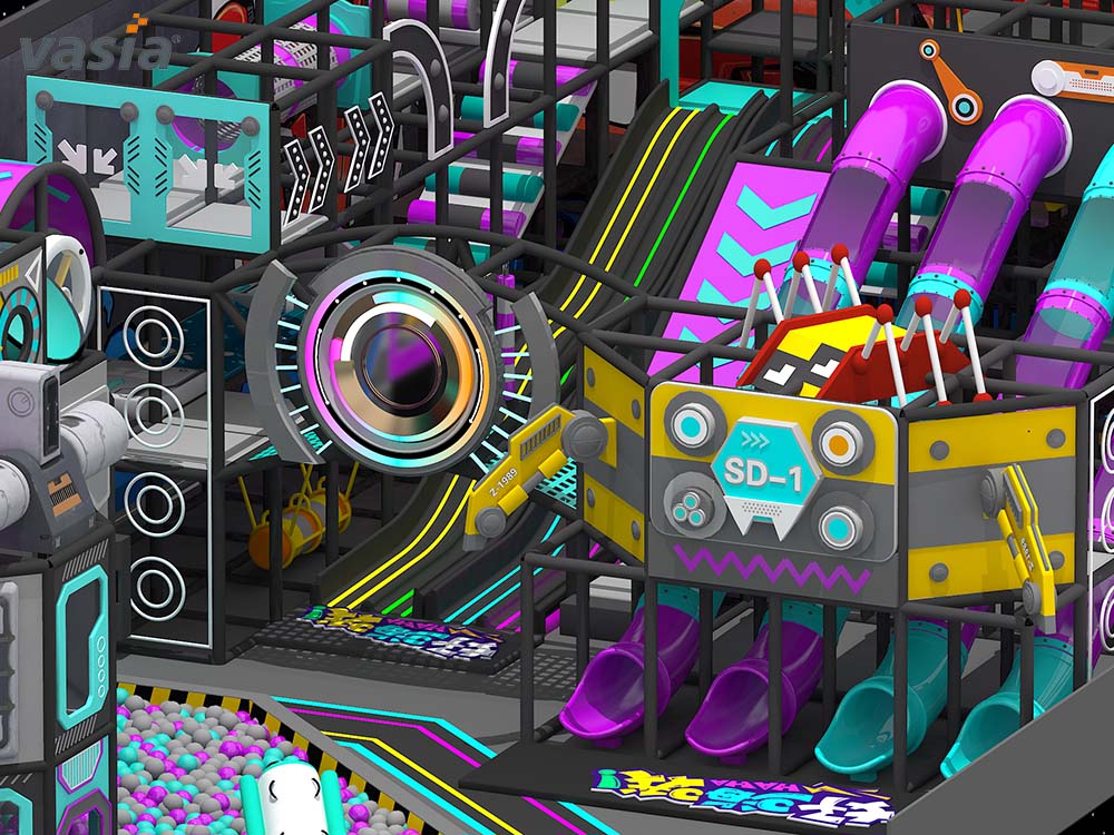 Parque de atracciones cubierto s012