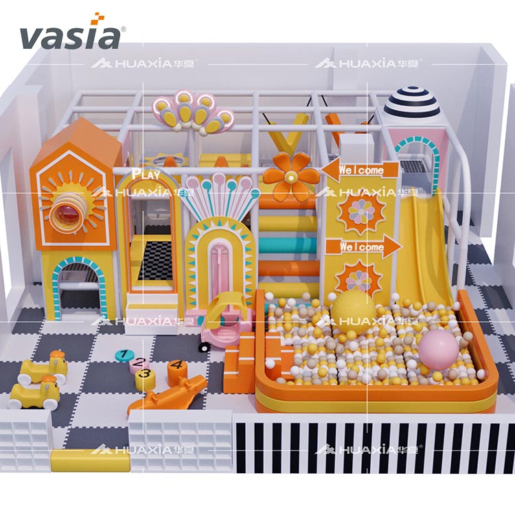 Área de juegos interior comercial para niños personalizada-Vasia