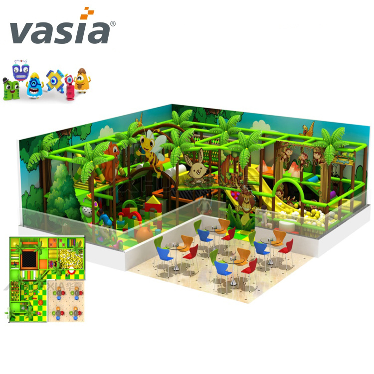 Nuevo estilo de patio de juegos interior en la jungla a la venta-Vasia