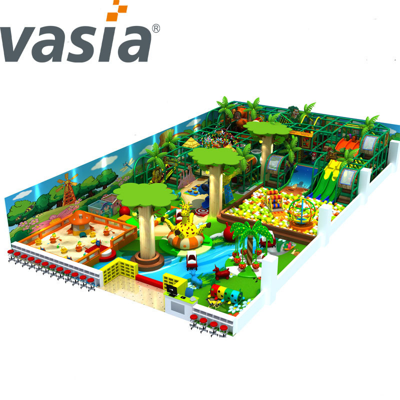 Parque infantil interior suave y seguro para niños-Vasia