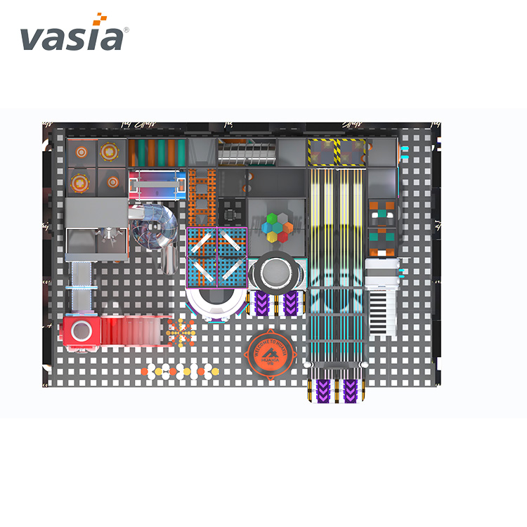 Tema de espacio de juegos interior comercial-Vasia