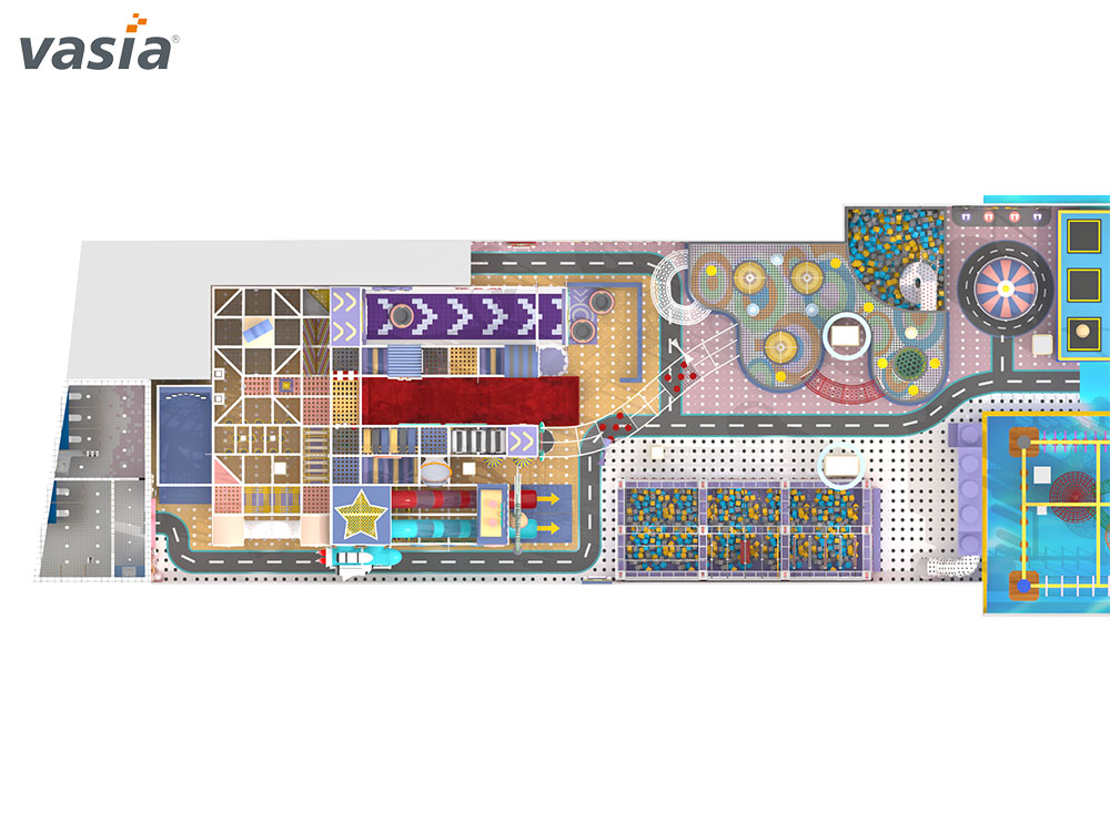  Parque infantil cubierto S0307