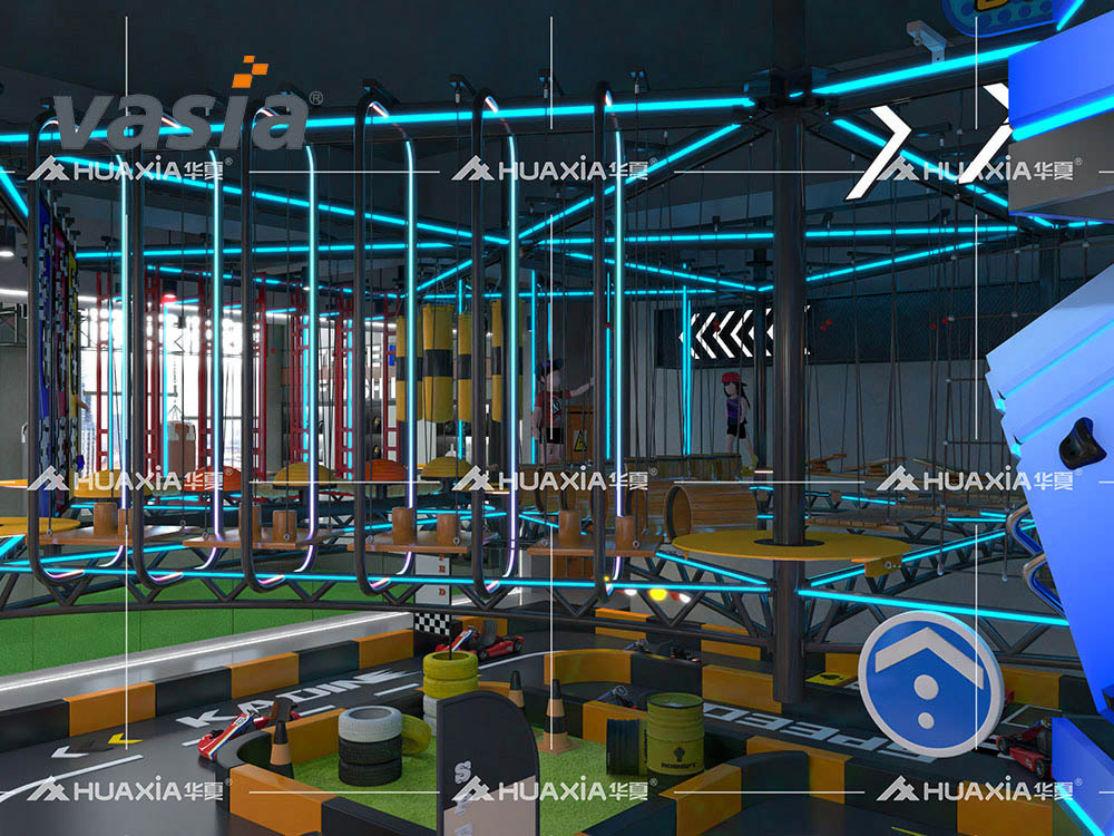 parque infantil de aventuras con cuerdas W0002