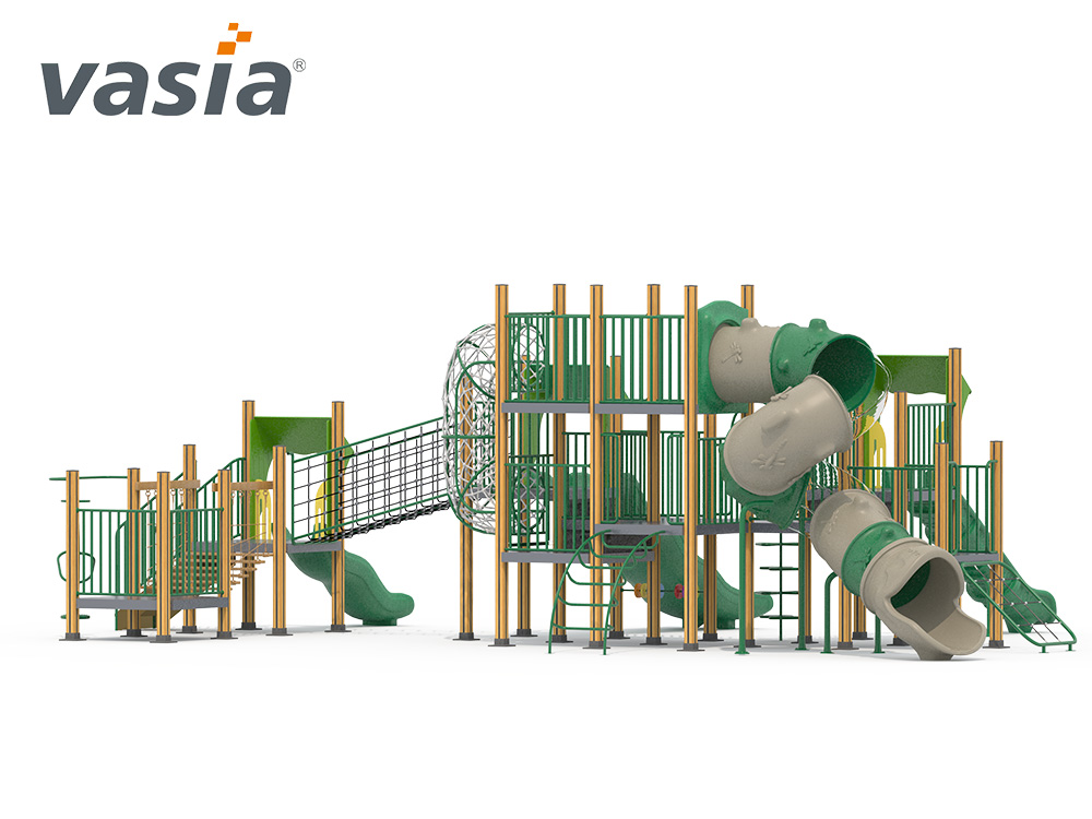 parque infantil al aire libre de pl&aacute;stico W0001