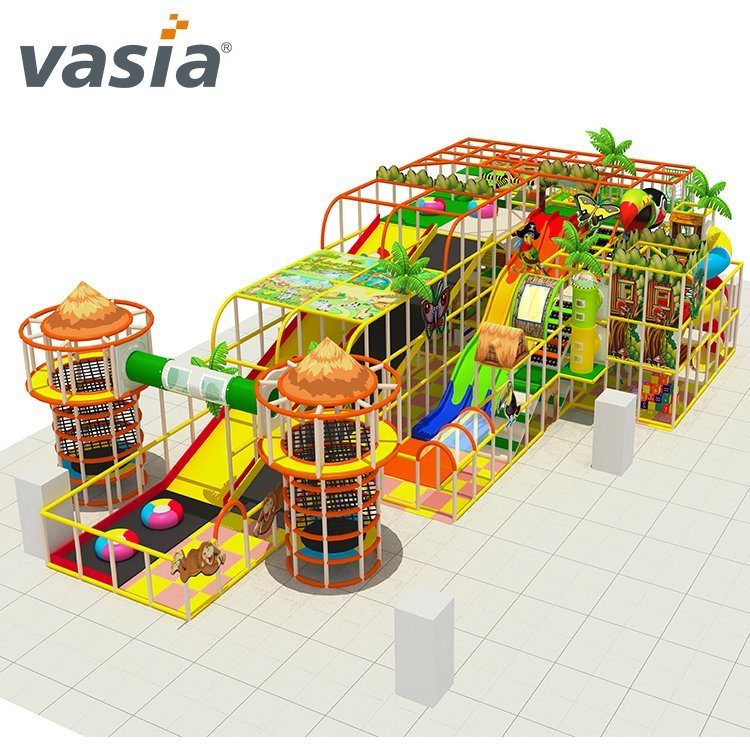 Parque infantil comercial en la jungla para interiores -vasia