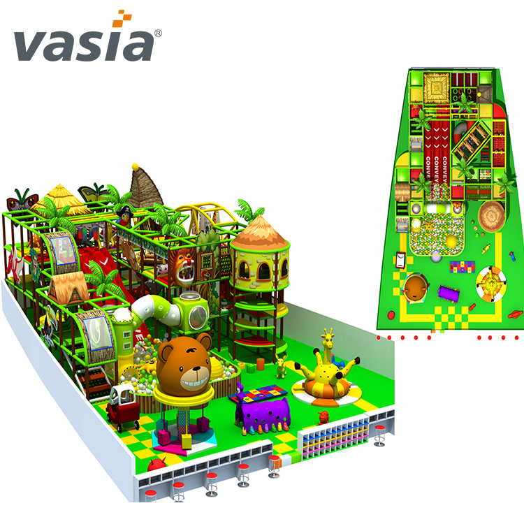 Nuevo estilo de patio de juegos interior en la jungla a la venta-Vasia