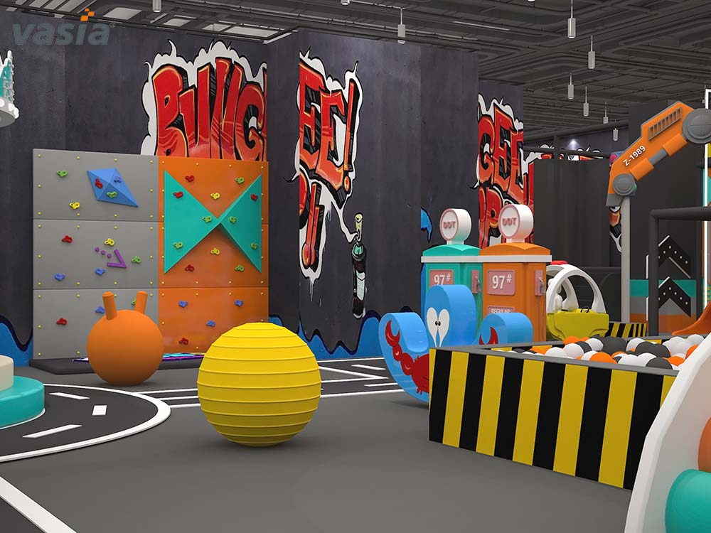 Parque de atracciones cubierto S033