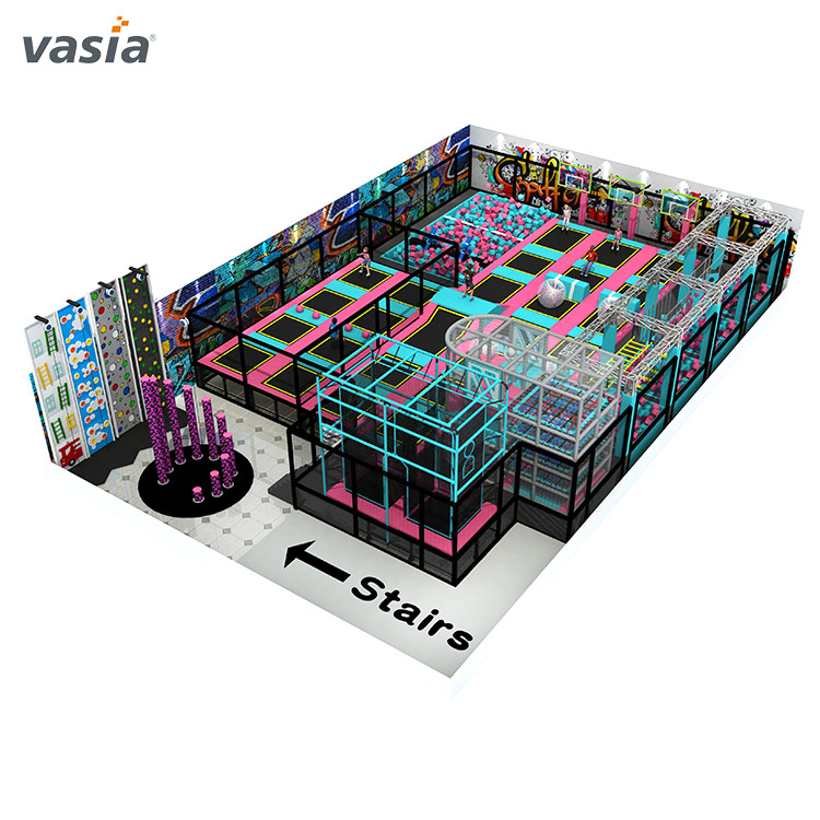 Parque de trampolines para niños de alta calidad: Vasia