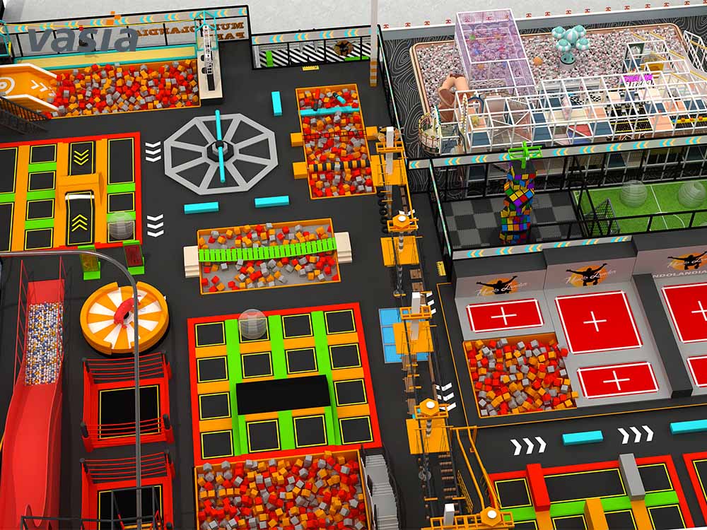 Parque de trampolines cubierto S0401