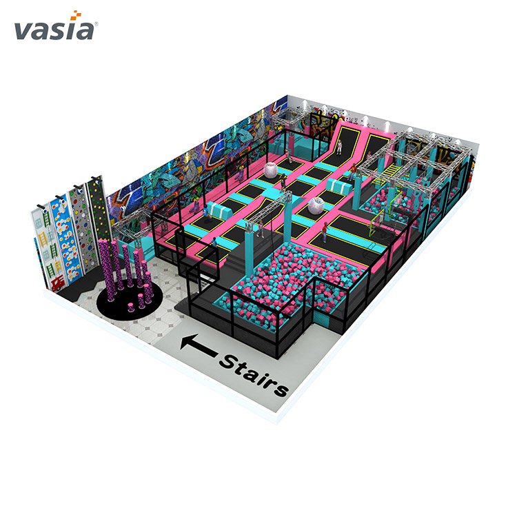 Parque de trampolines para niños de alta calidad: Vasia