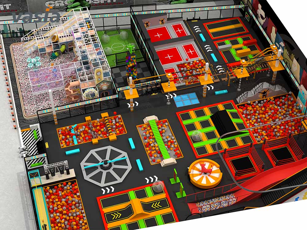 Parque de trampolines cubierto S0400