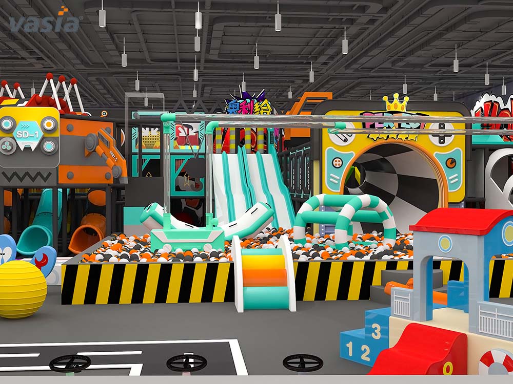 Parque de atracciones cubierto S038