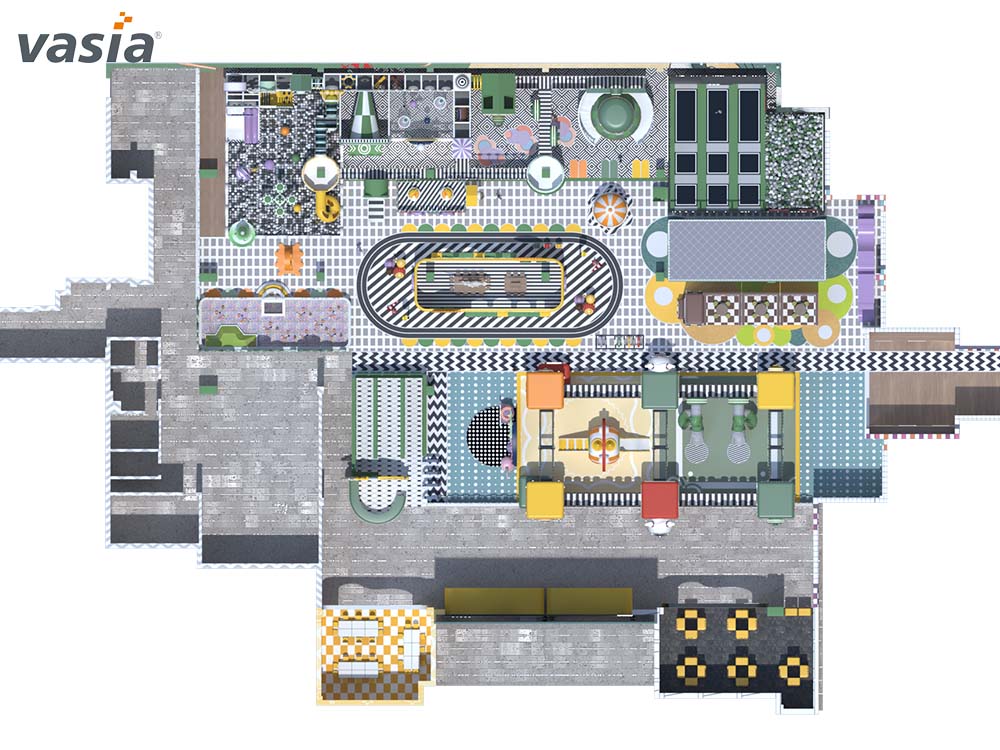  Parque de atracciones cubierto S0173