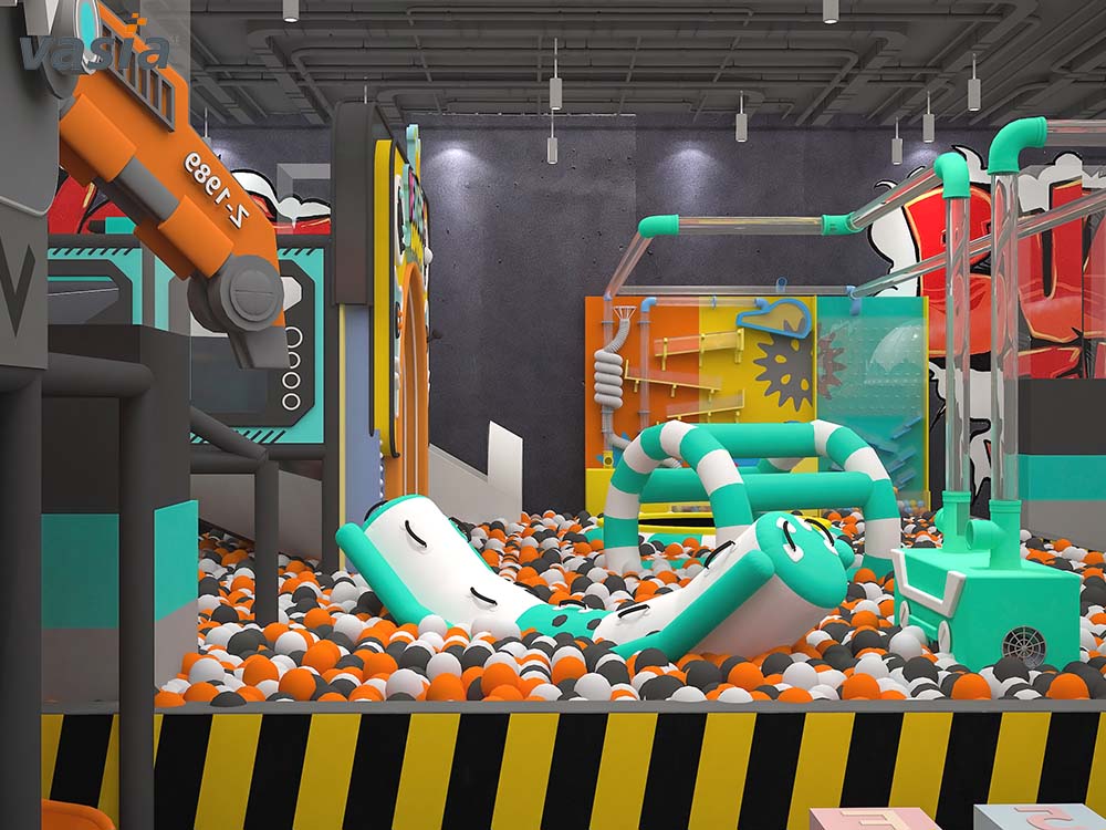 Parque de atracciones cubierto S037